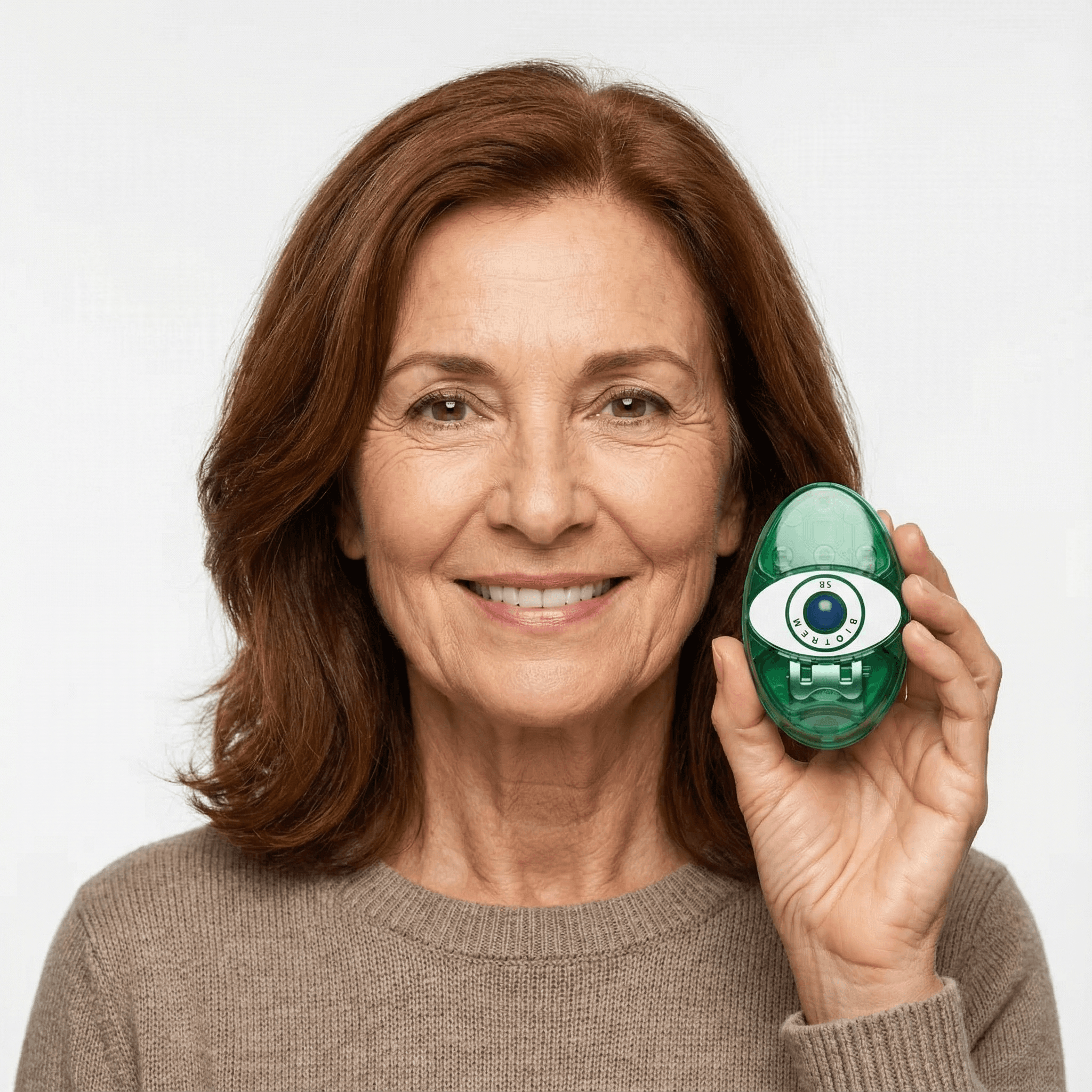 Woman using BioTrEM SB